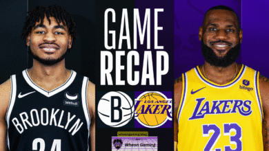 Lakers vs Brooklyn Nets Match Player Stats