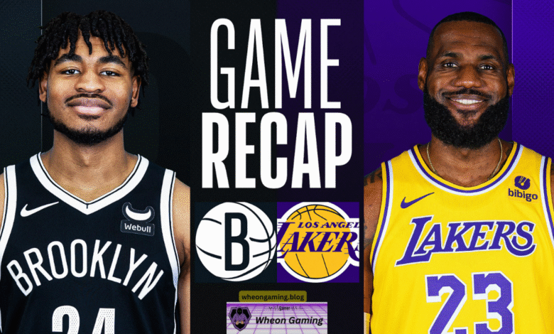 Lakers vs Brooklyn Nets Match Player Stats
