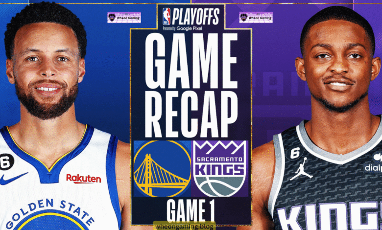 golden state warriors vs sacramento kings match player stats