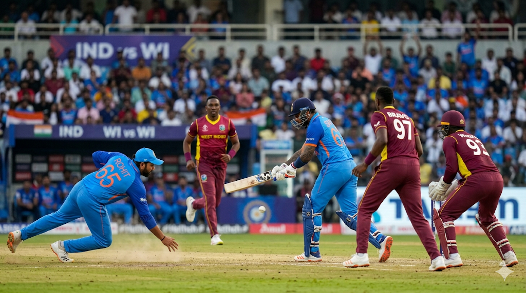 India National Cricket Team vs West Indies Cricket Team Players